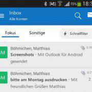 outlook fuer android