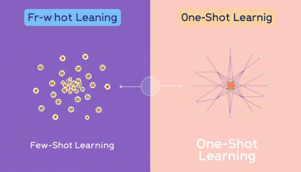 Few-Shot und One-Shot Learning Vergleich