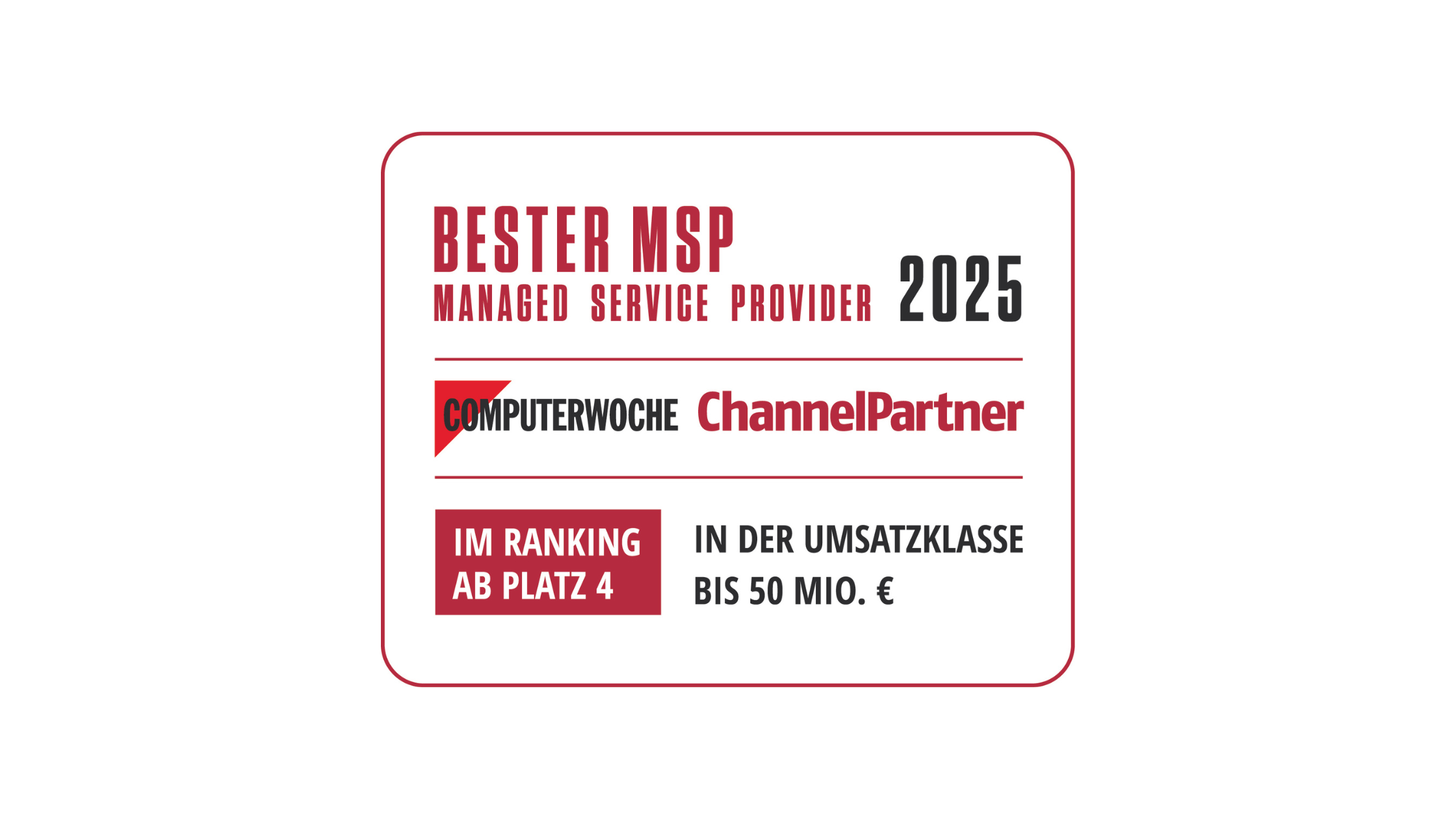 Biteno erneut als Top Managed Service Provider 2025 ausgezeichnet