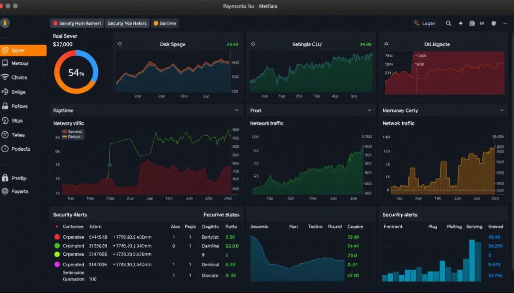 Dashboard für Linux-Administration mit Systemüberwachung Dashboard für Linux-Administration mit Systemüberwachung