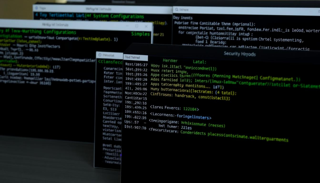 Linux-Administration Terminalfenster mit Konfigurationsscripts Linux-Administration Terminalfenster mit Konfigurationsscripts