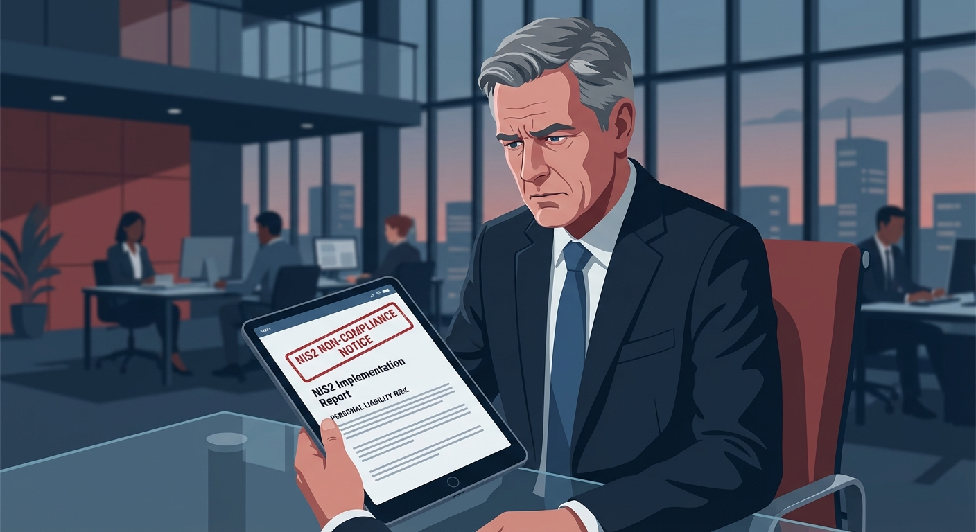 NIS2 und Geschäftsführer-Haftung: Was Sie als Unternehmensleitung jetzt wissen und tun müssen 2 NIS2 Geschäftsführer Haftung - Persönliche Verantwortung für Cybersicherheit