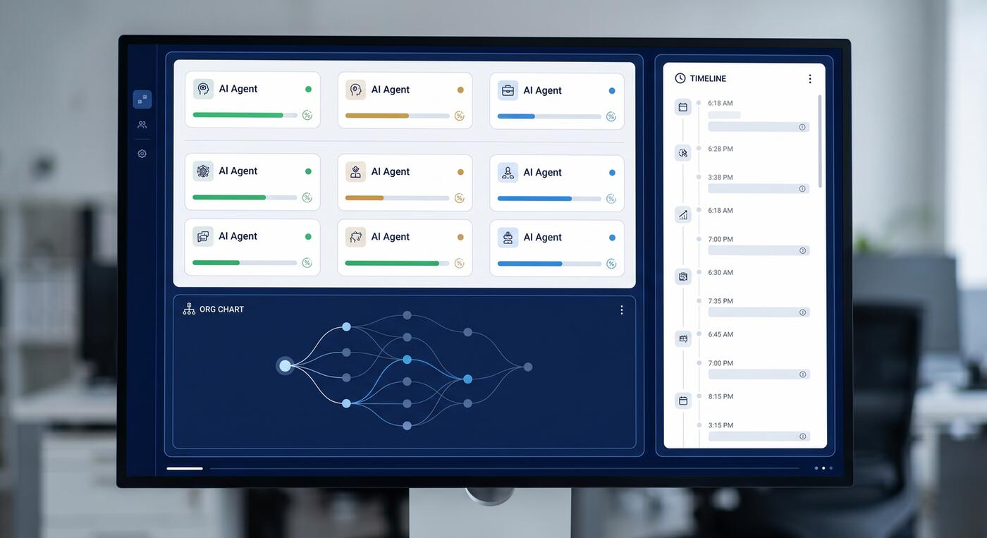 Paperclip AI: Open-Source Control-Plane für KI-Agenten im Unternehmen (2026) 2 Paperclip AI Dashboard KI-Agenten Verwaltung Control Plane