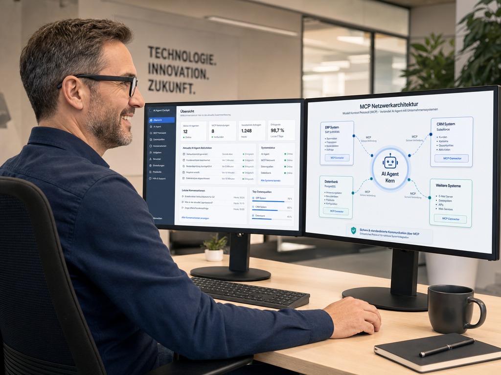 Web-KI-Agenten & MCP im Mittelstand: Warum isolierte Chatbots ausgedient haben