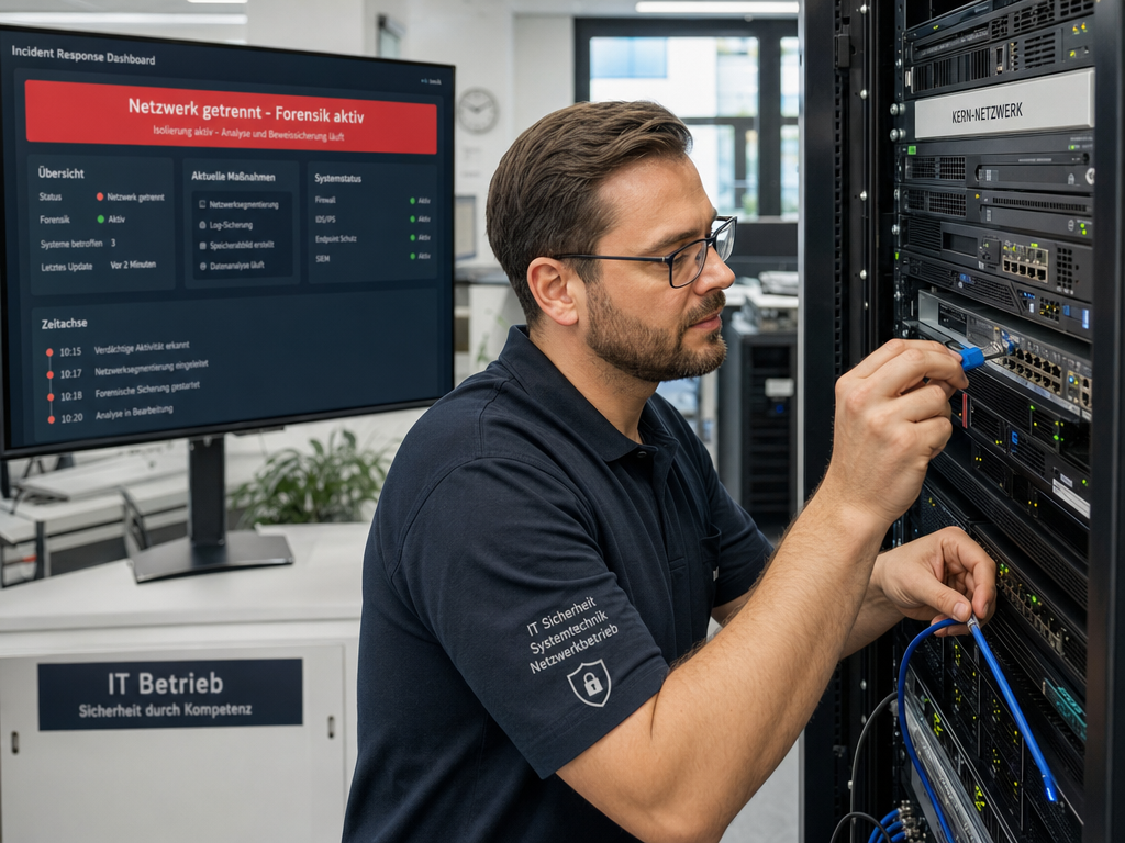 Firma gehackt? Die 5 IT-Sofortmaßnahmen für die ersten 60 Minuten (und was Sie niemals tun dürfen)